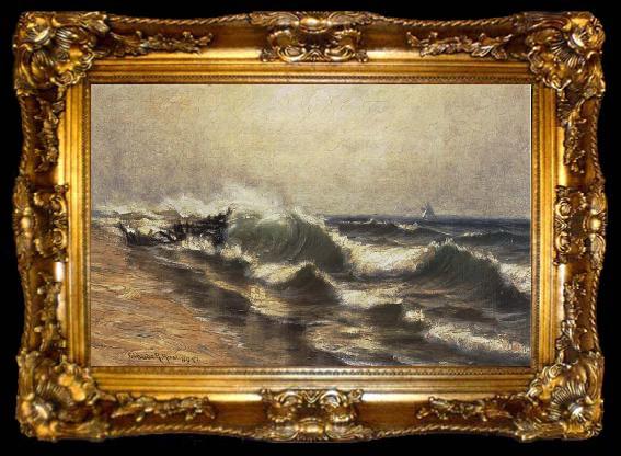 framed  Hirst, Claude Raguet Seascape, ta009-2